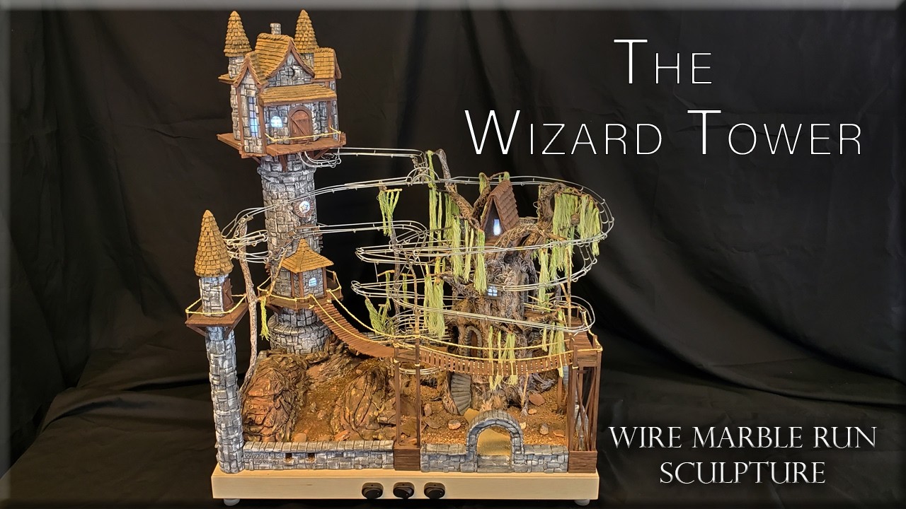 The Wizard Tower Marble Run