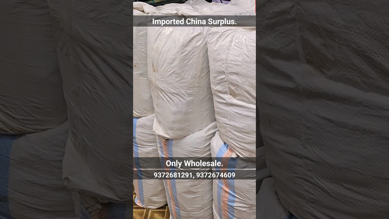 China Export Surplus Clothes in Mumbai Market and Biggest Warehouse and Wholesaler