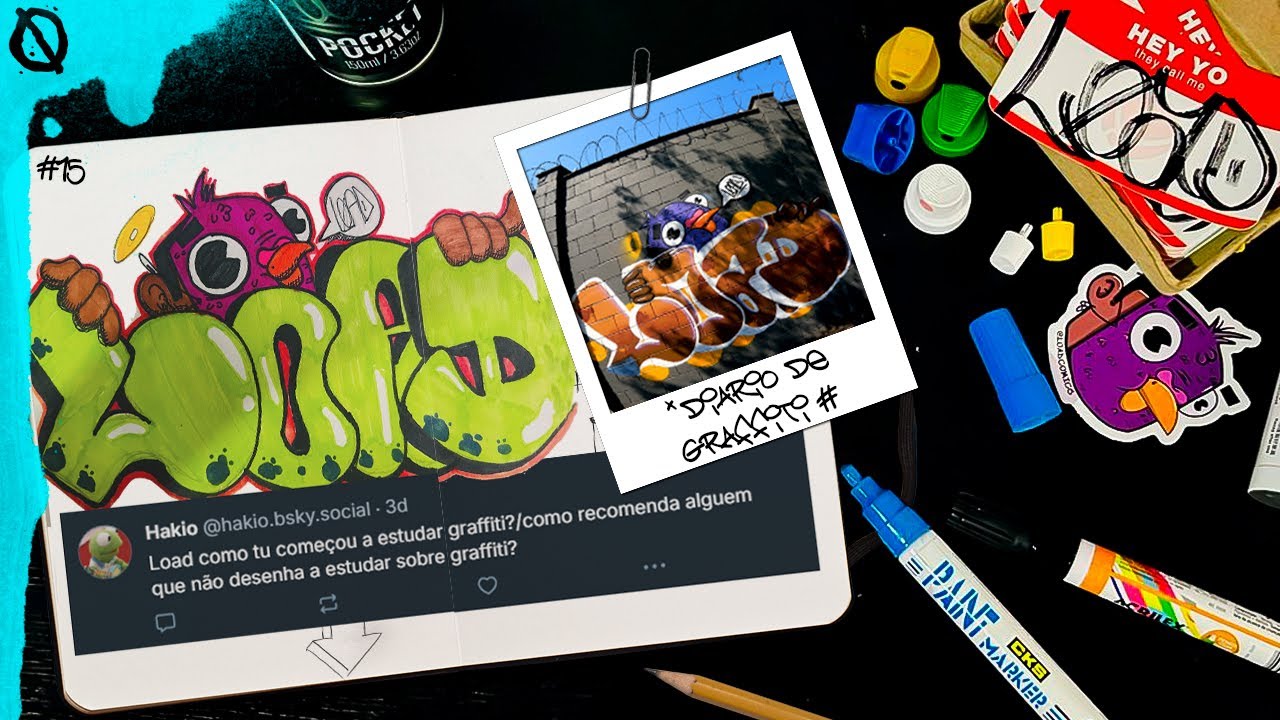COMO COMECEI A ESTUDAR GRAFFITI? | DI&Aacute;RIO DE GRAFFITI
