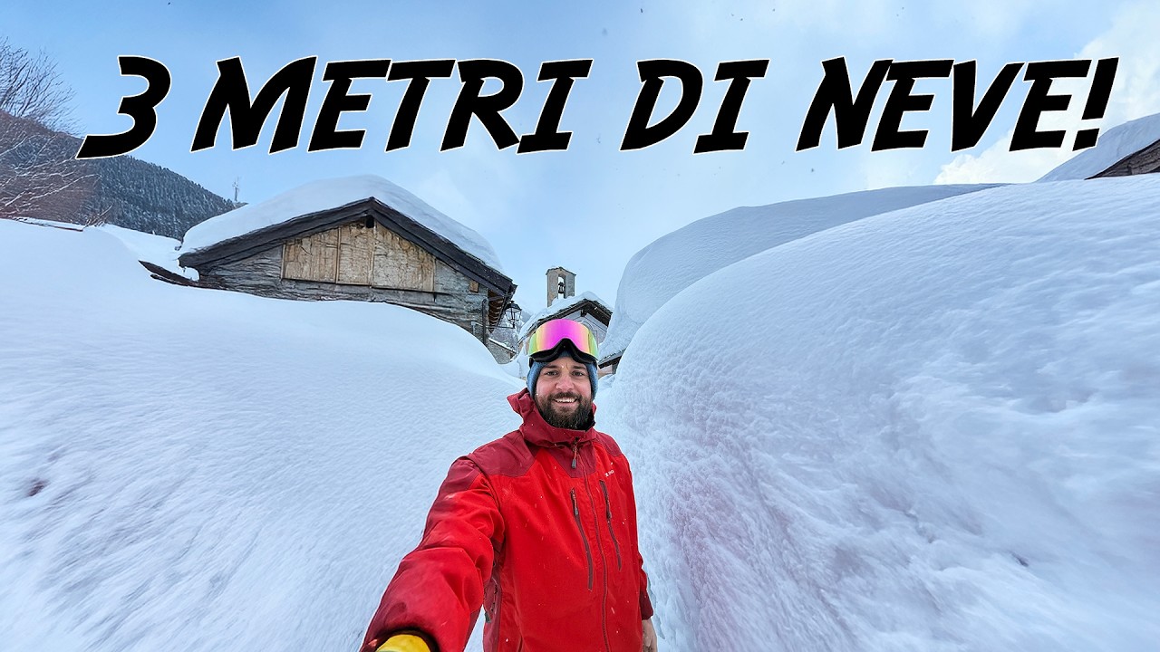 😱​ NON HO MAI VISTO TUTTA QUESTA NEVE!