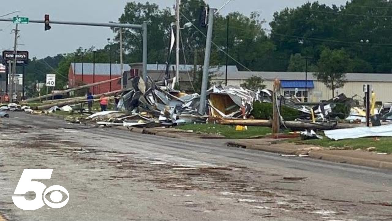 Tracking tornado damage in Benton County
