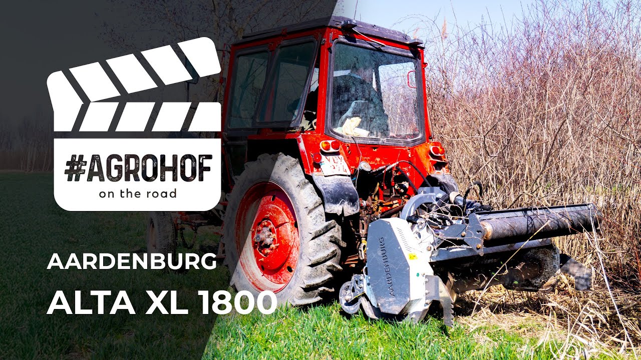 AARDENBURG Alta XL 1800 szárzúzó munka közben