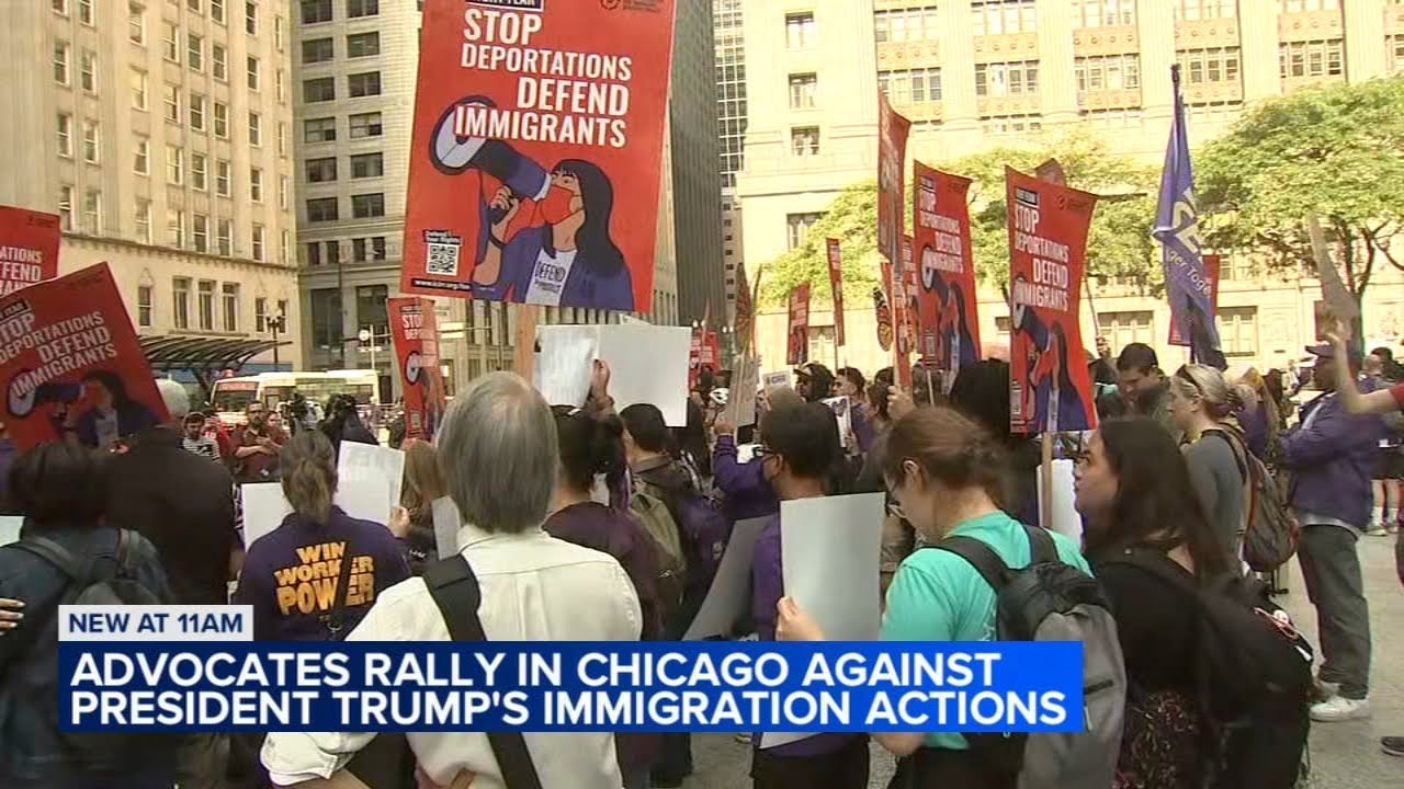 Advocates rally in Chicago against Trump's immigration actions