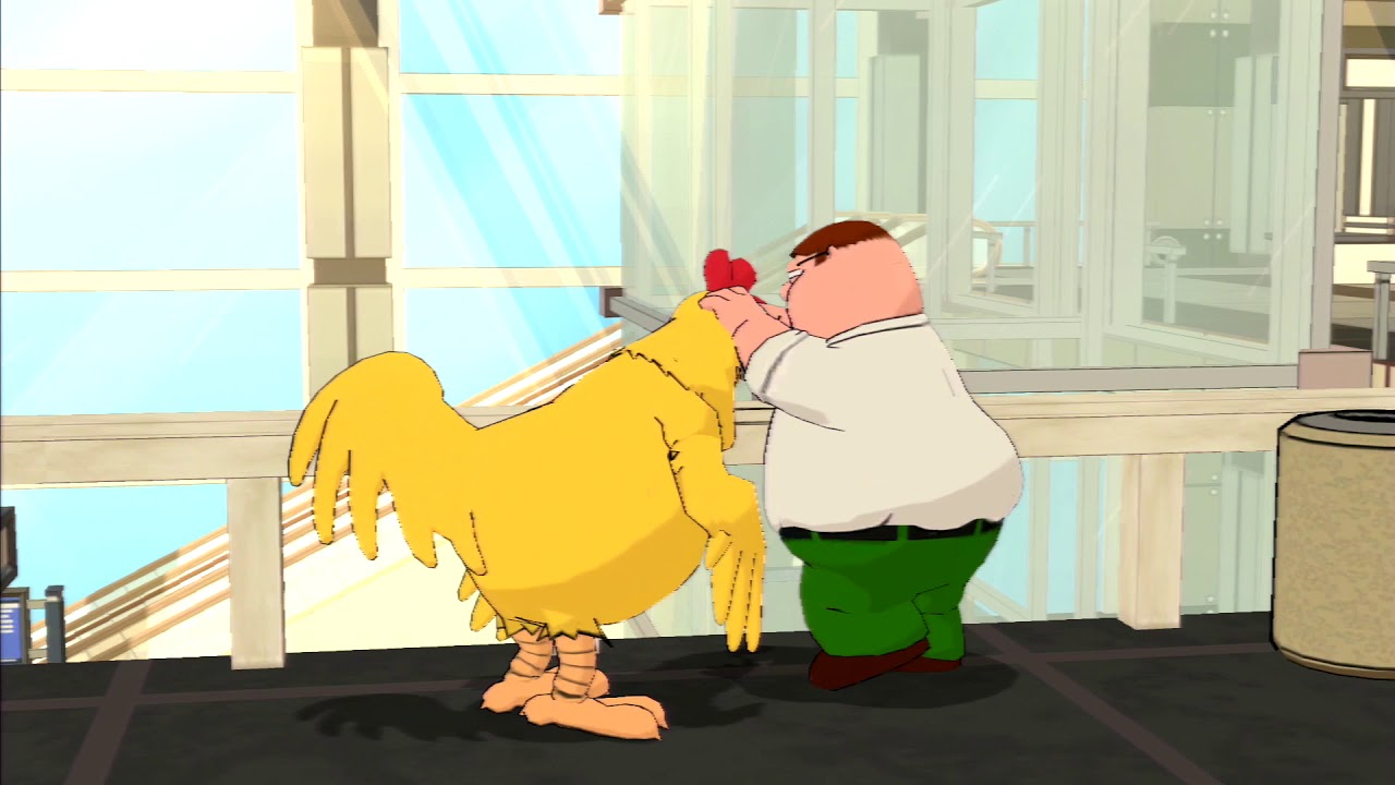 Family Guy: Back to the Multiverse (PS3): Chicken Fight! (Game Walkthrough)