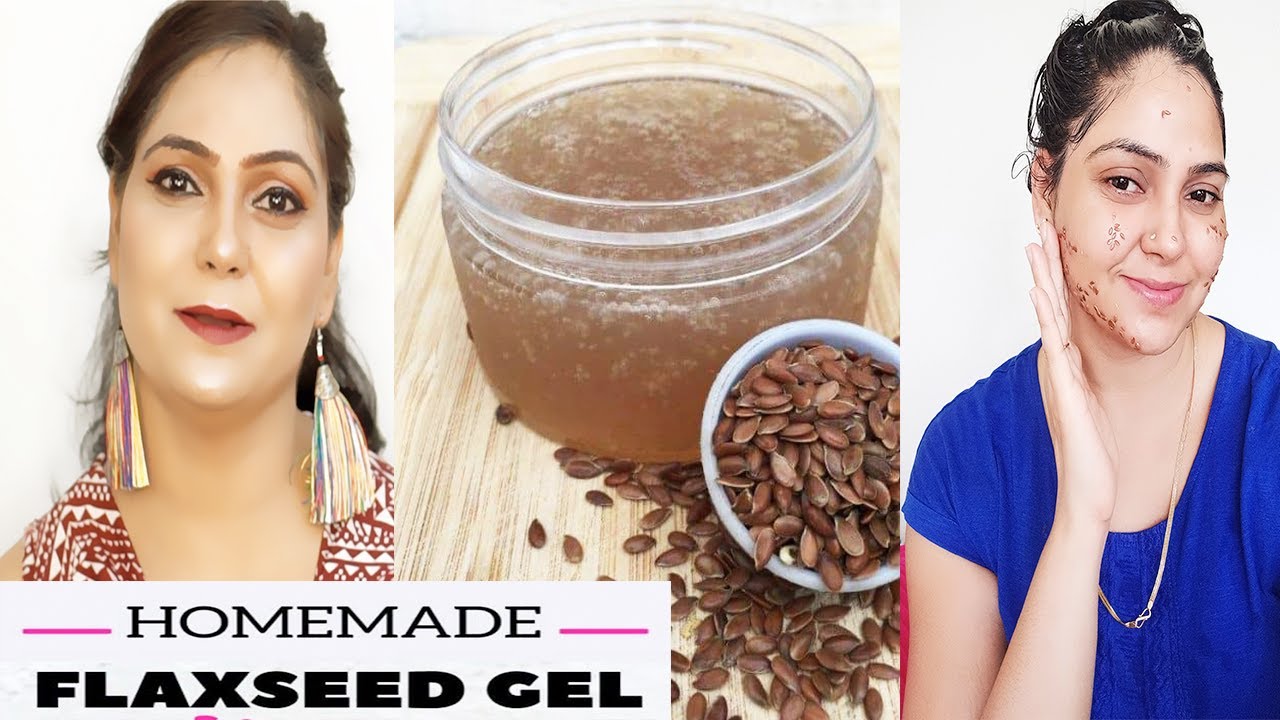 Flax Seed Gel अलसी जेल  Get spotless fair Glowing skin :Flax seed skin whitening face mask in Hindi
