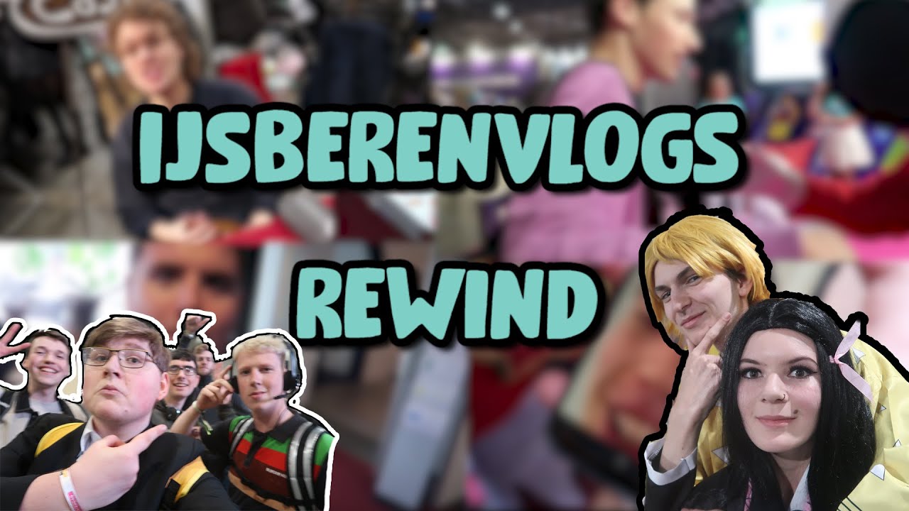 IjsberenVlogs Rewind 2022 [Comic con, Abunai, Tomofair] Beste Momenten!