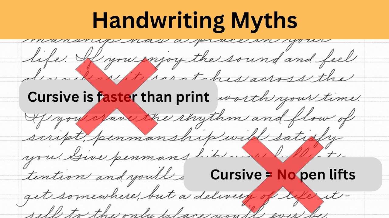 Handwriting Myths That Need to Die