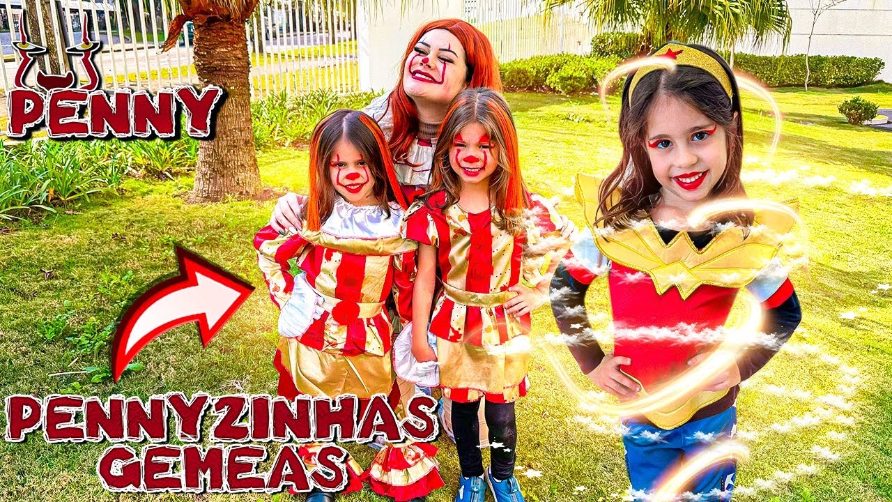 A FILHA DA MULHER MARAVILHA SE TRANSFORMOU NA PENNYZINHA FILHA DA PENNY E AGORA ELA É UMA MINI VILÃ