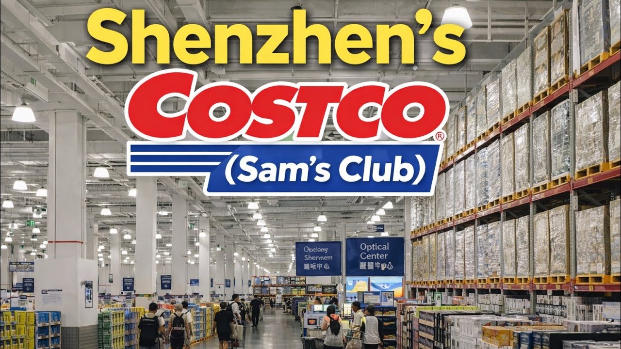 Shenzhen have their own Costco! Sam&rsquo;s Club,  (山姆会员商店) 🇨🇳📍