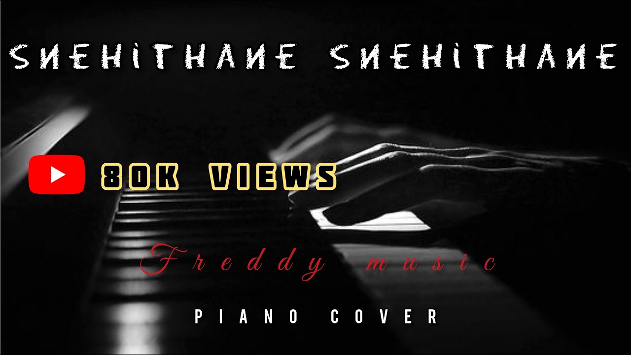 Snehithane Cover (Alaipayuthe)||A.R Rahman |piano cover| Anson Keys |