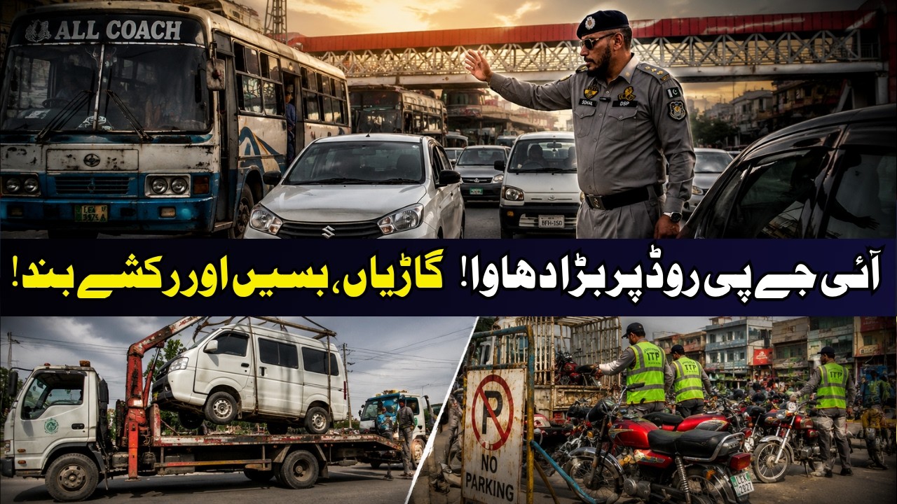 IJP Road Grand Operation! Islamabad Traffic Police Massive Crackdown | EP-826