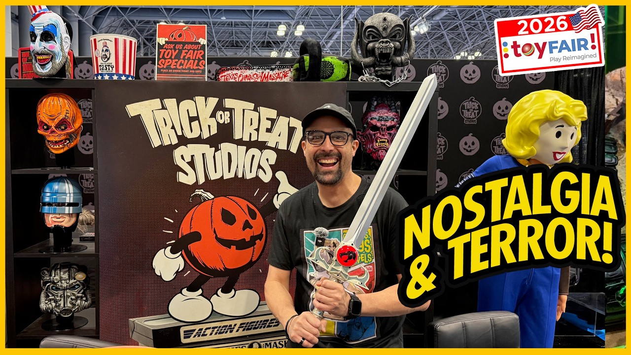 Trick or Treat Studios na NY Toy Fair 2026 | Nostalgia e muito terror | 4K Booth Tour