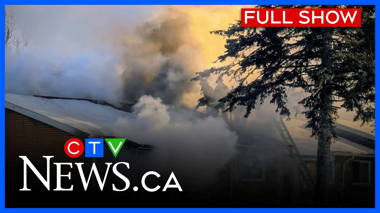 В Норт-Бей пожар на кухне уничтожил дом | CTV News Northern Ontario, 11:30 вечера, 12 марта 2026 ...