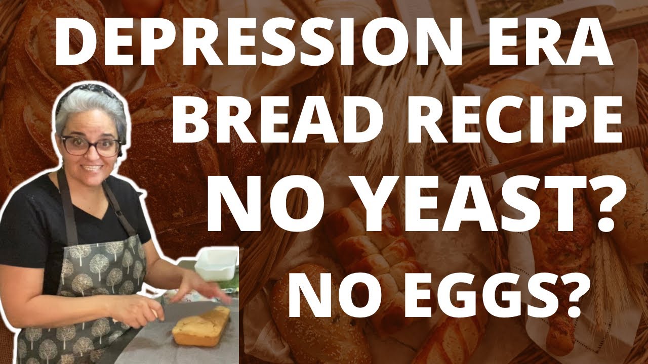 Depression Era Bread Recipe| Prepper Pantry Ingredients No Yeast No Eggs