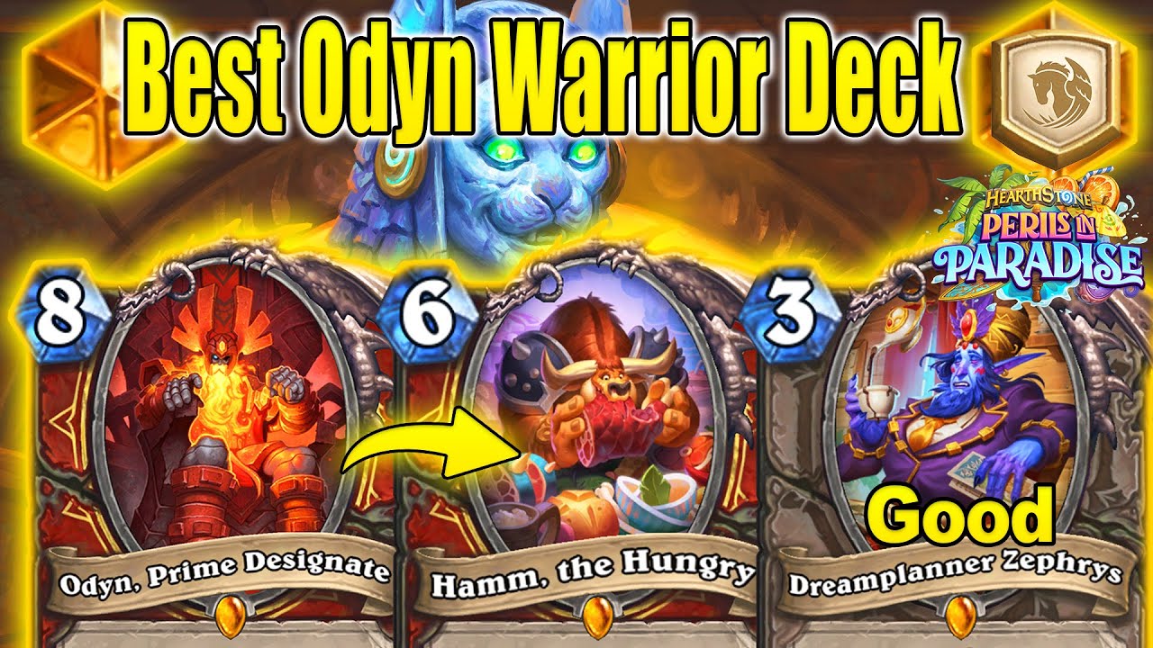 New Best Control Odyn Warrior Deck After Mage Nerfs At Perils in Paradise Mini-Set | Hearthstone