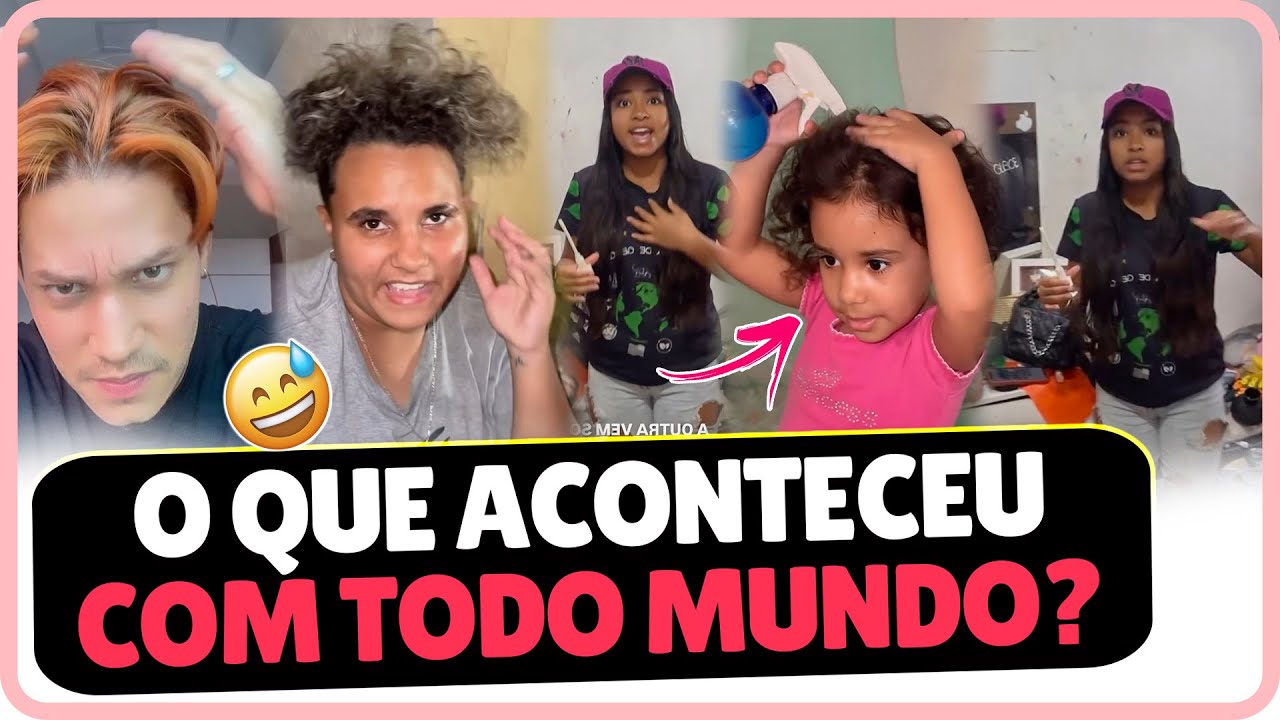 LUELVES VAI MUDAR O CABELO MARI E JADE TAMBÉM ESTÃO COM O LOOK  ESTRANHO😅