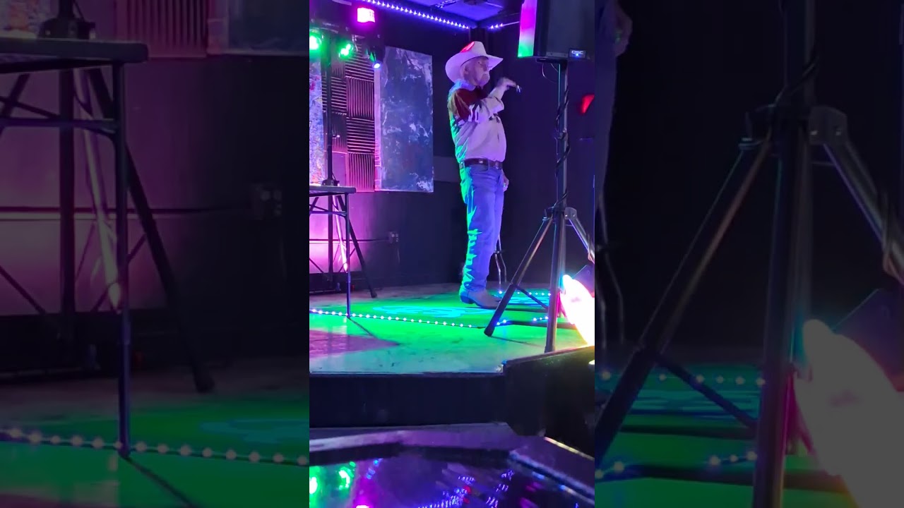 Max doing a little karaoke