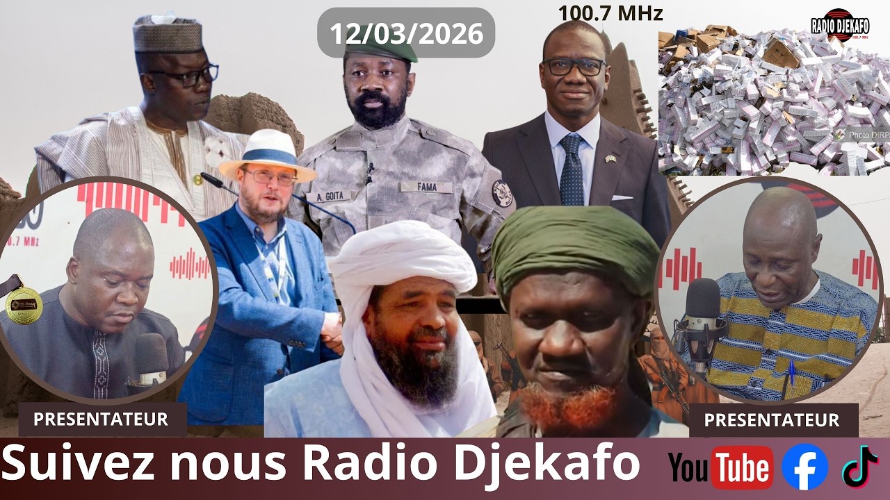 RADIO DJEKAFO 12 MARS BOUA DIABATÉ ET ABOUBACAR CAMARA
