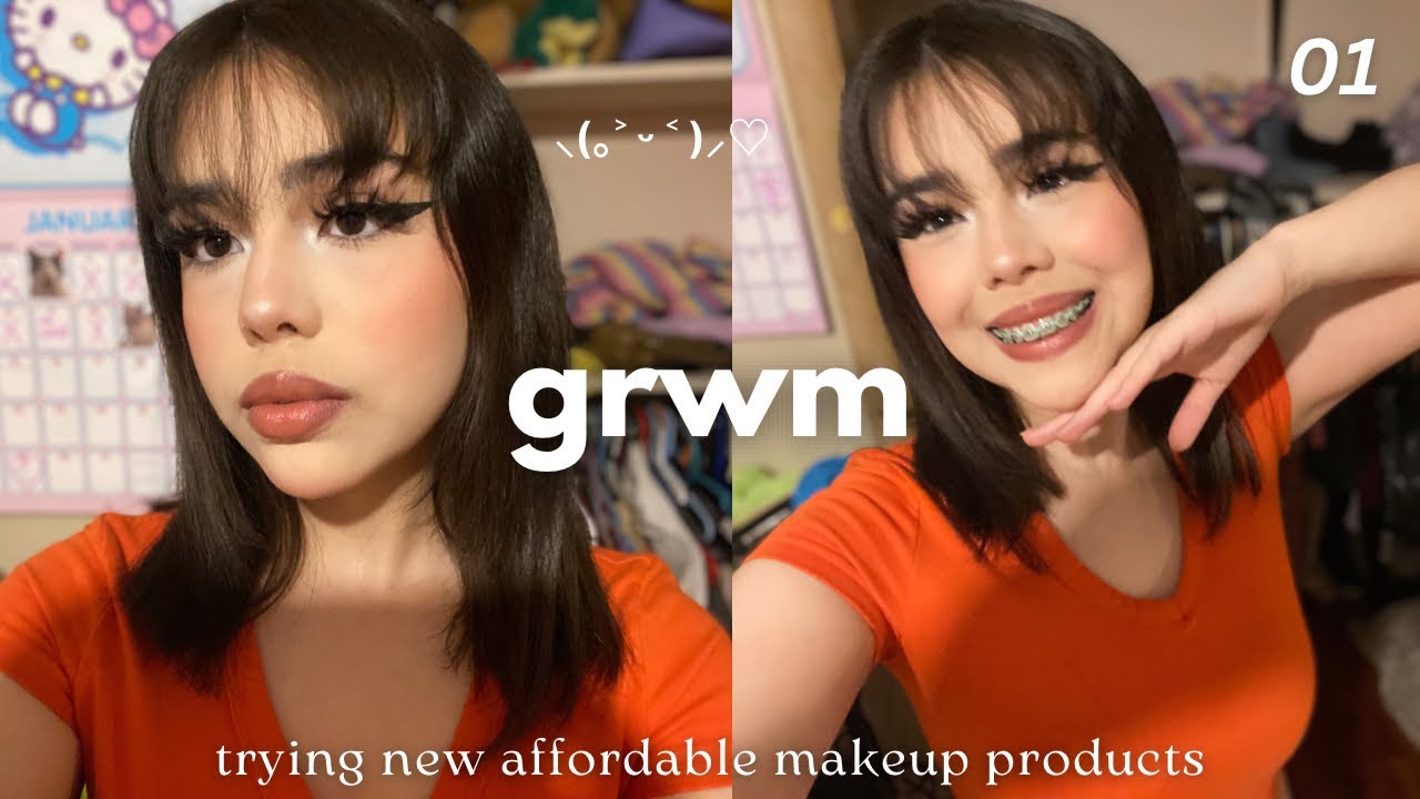 GRWM ♡ trying new makeup products ♡