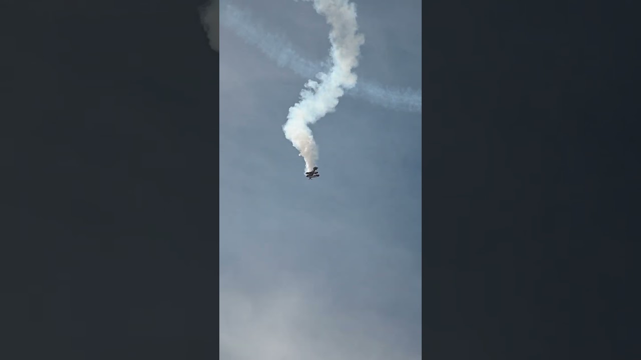 Death-Defying Spiral: Stunt Plane at SpringBank Airshow 2022