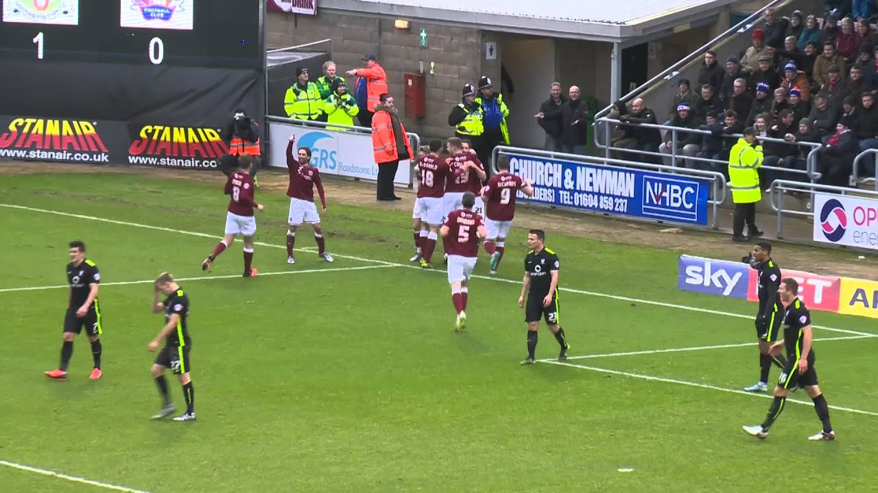 HIGHLIGHTS: Northampton Town 2 York City 0, 06/02/16