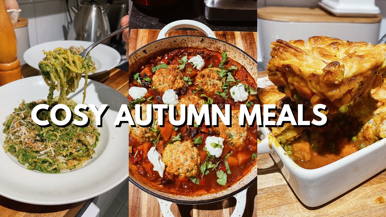 3 COSY AUTUMN MEALS | QUICK & BUDGET FRIENDLY | VEGETARIAN