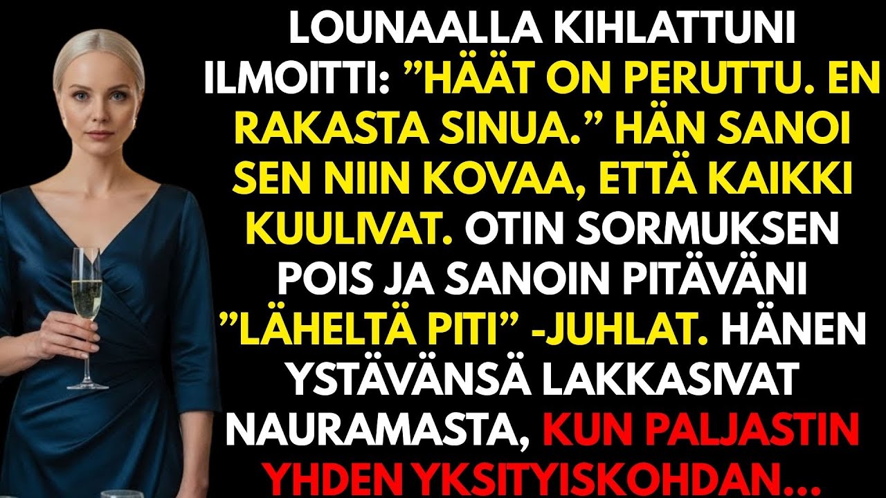 HÄN LOPETTI HÄÄMME JULKISESTI TUHOTAKSEEN MINUT — MUTTA EI ODOTTANUT ETTÄ PALJASTAISIN JOTAIN…
