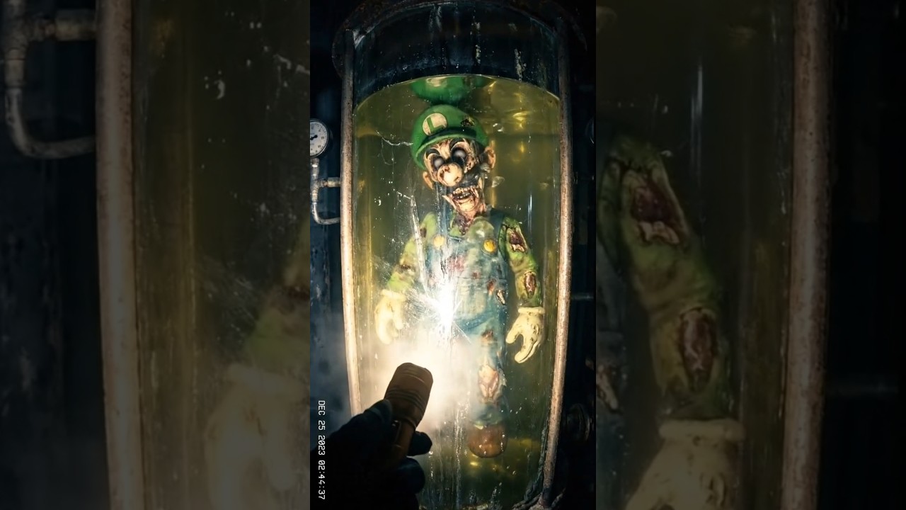 Mario Trapped in a Secret Lab Capsule 