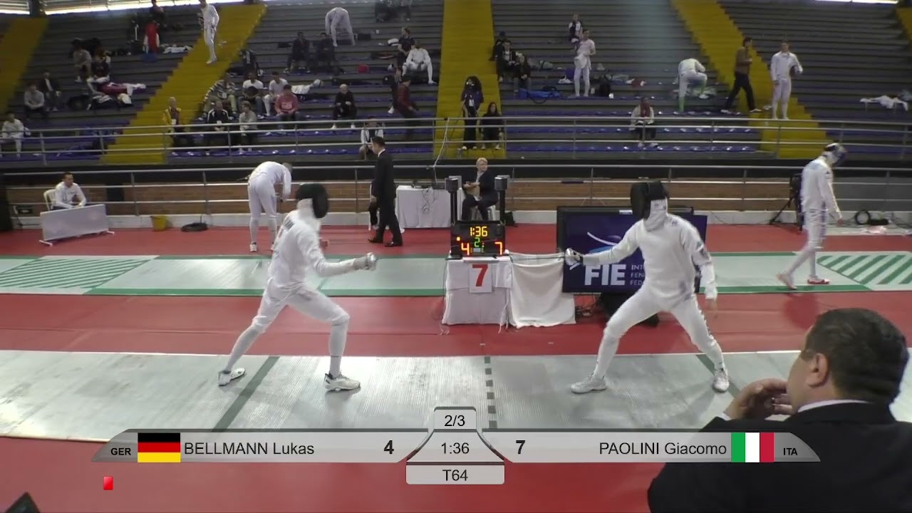 2025 113 T64 22 M E Individual Bogota COL GP 7 PAOLINI ITA vs BELLMANN GER