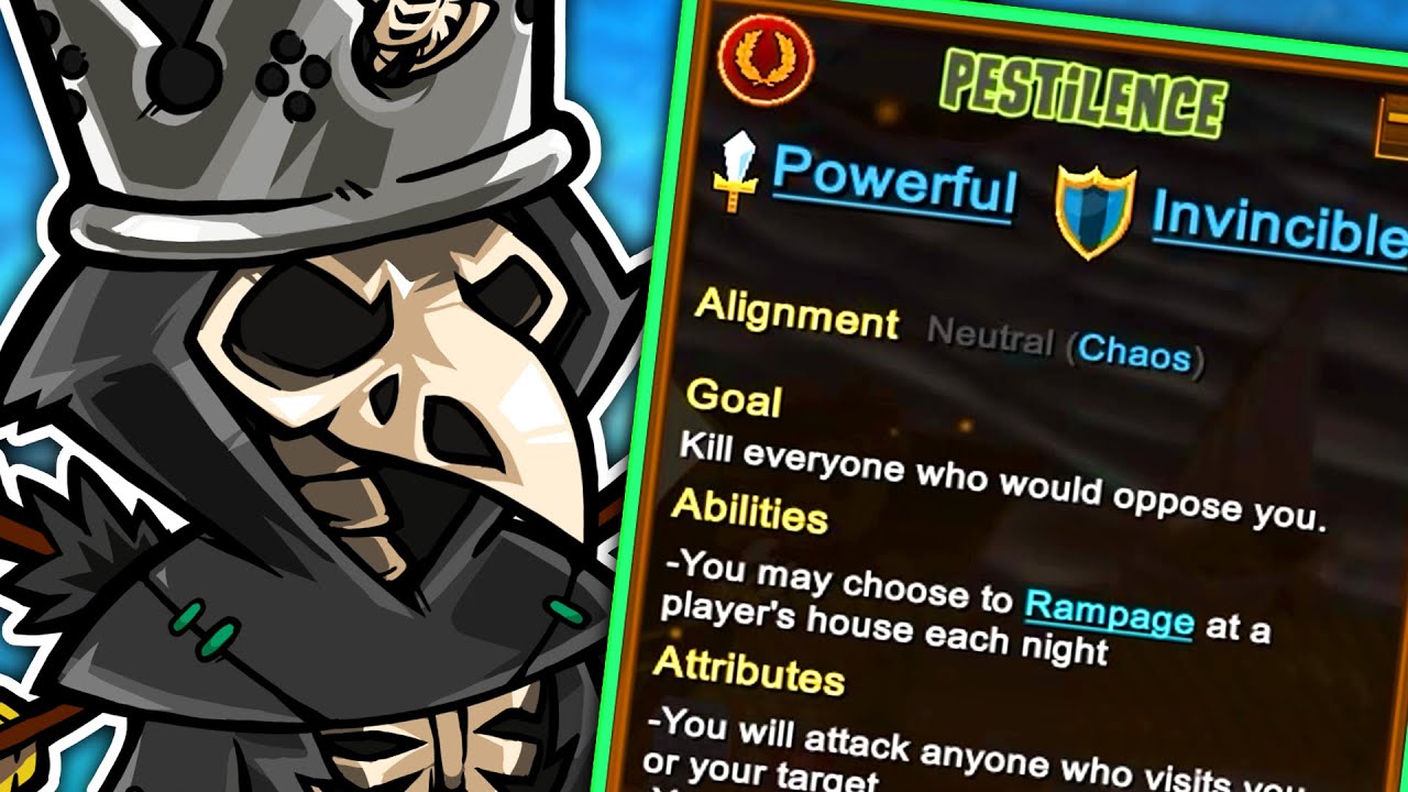 I AM PESTILENCE, HORSEMAN OF THE APOCALYPSE | Town of Salem
