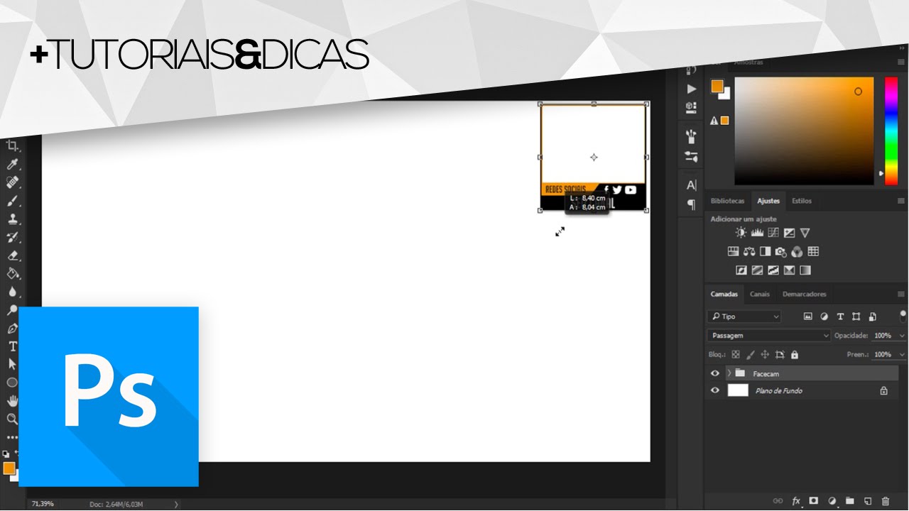 Tutorial - Como criar uma moldura para facecam