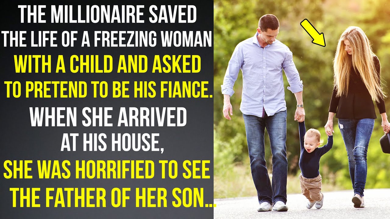 Millionaire saved a woman with a child and asked her to pretend to be his fiance, unaware that…