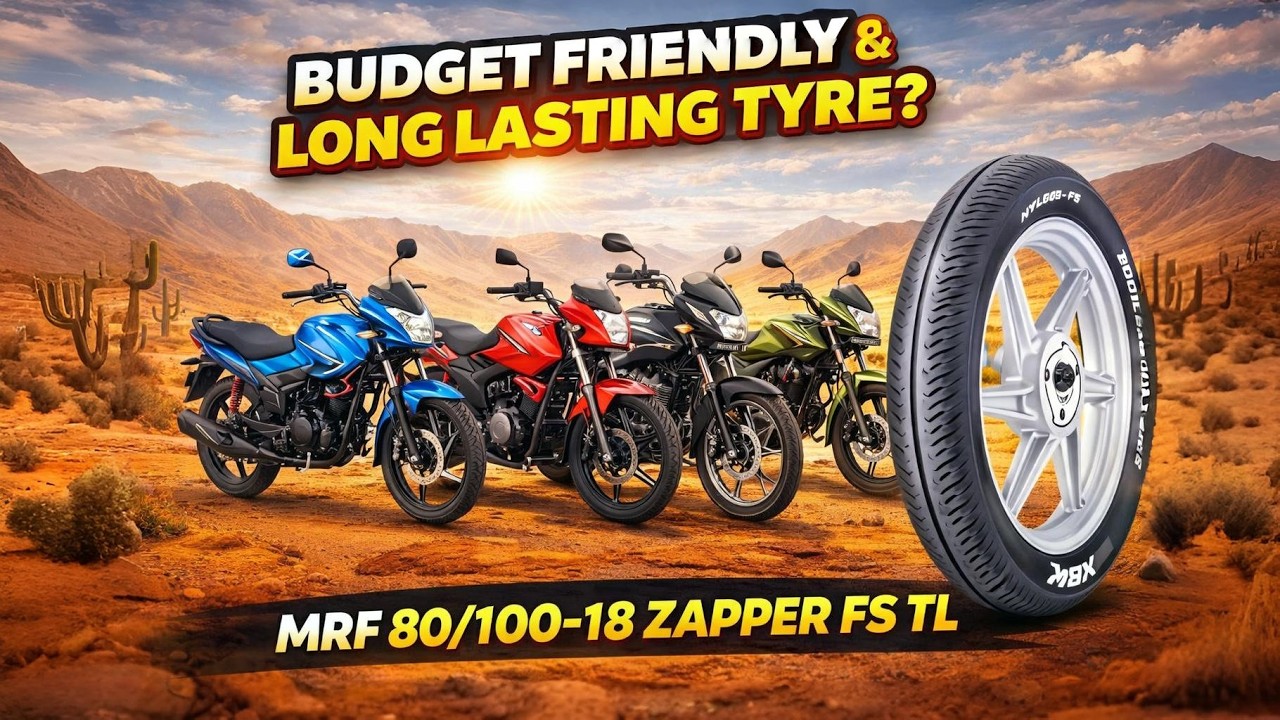 MRF ZAPPER FS 80/100-18 Review I Best Tyre for Daily Ride? I Bahubali Tyres