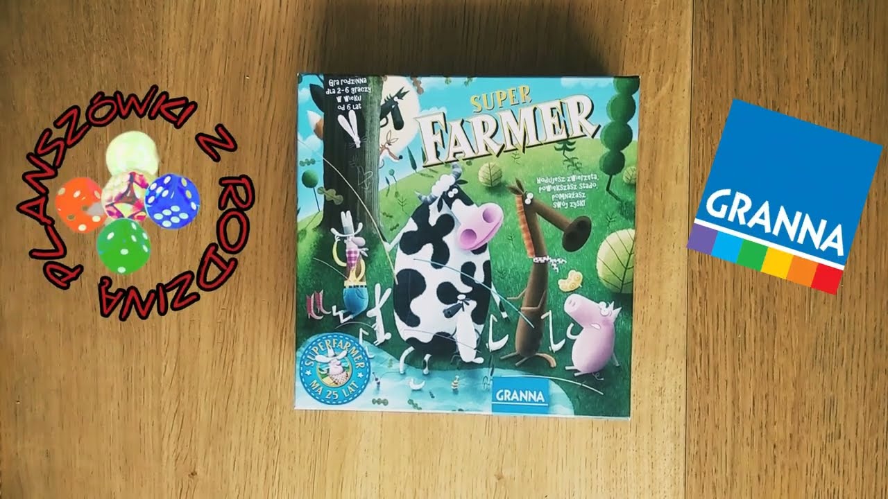 Super farmer - Plansz&oacute;wki z rodziną rozgrywka