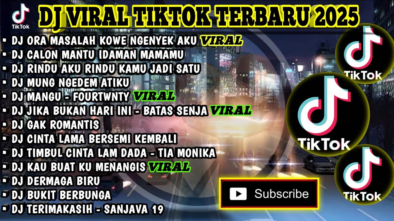 DJ VIRAL TIKTOK TERBARU 2025 | ORA MASALAH KOWE NGENYEK AKU - PAPIPAPIPU | CALON MANTU IDAMAN