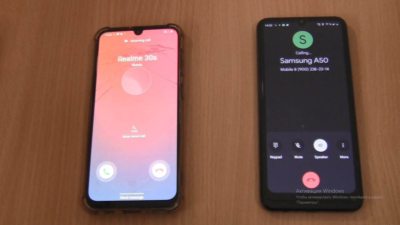 Over the Horizon Incoming call & Outgoing call at the Same Time Samsung Galaxy A50+Realme 30s