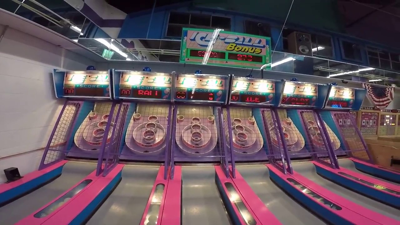 Ice Ball Arcade Machine JACKPOT WIN #5 (At Salisbury Beach from 6/2/18)