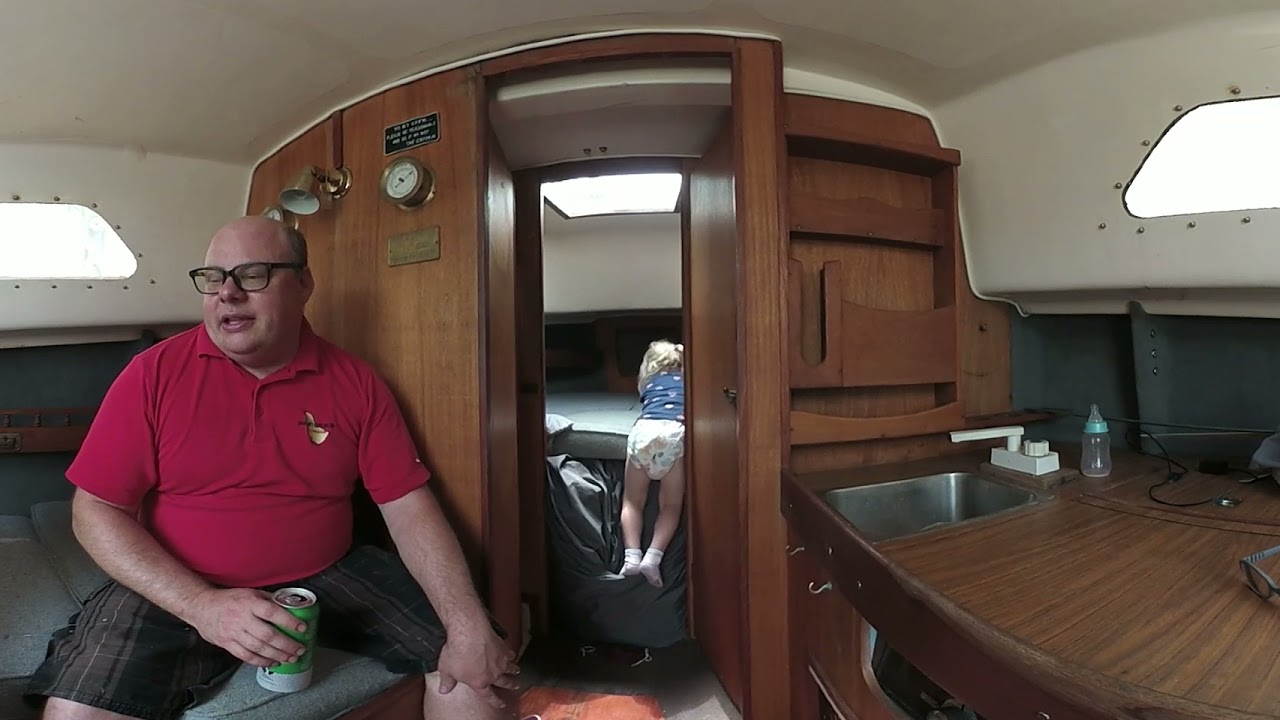 New (to us) Sailboat: Grampian 26 Cabin Tour