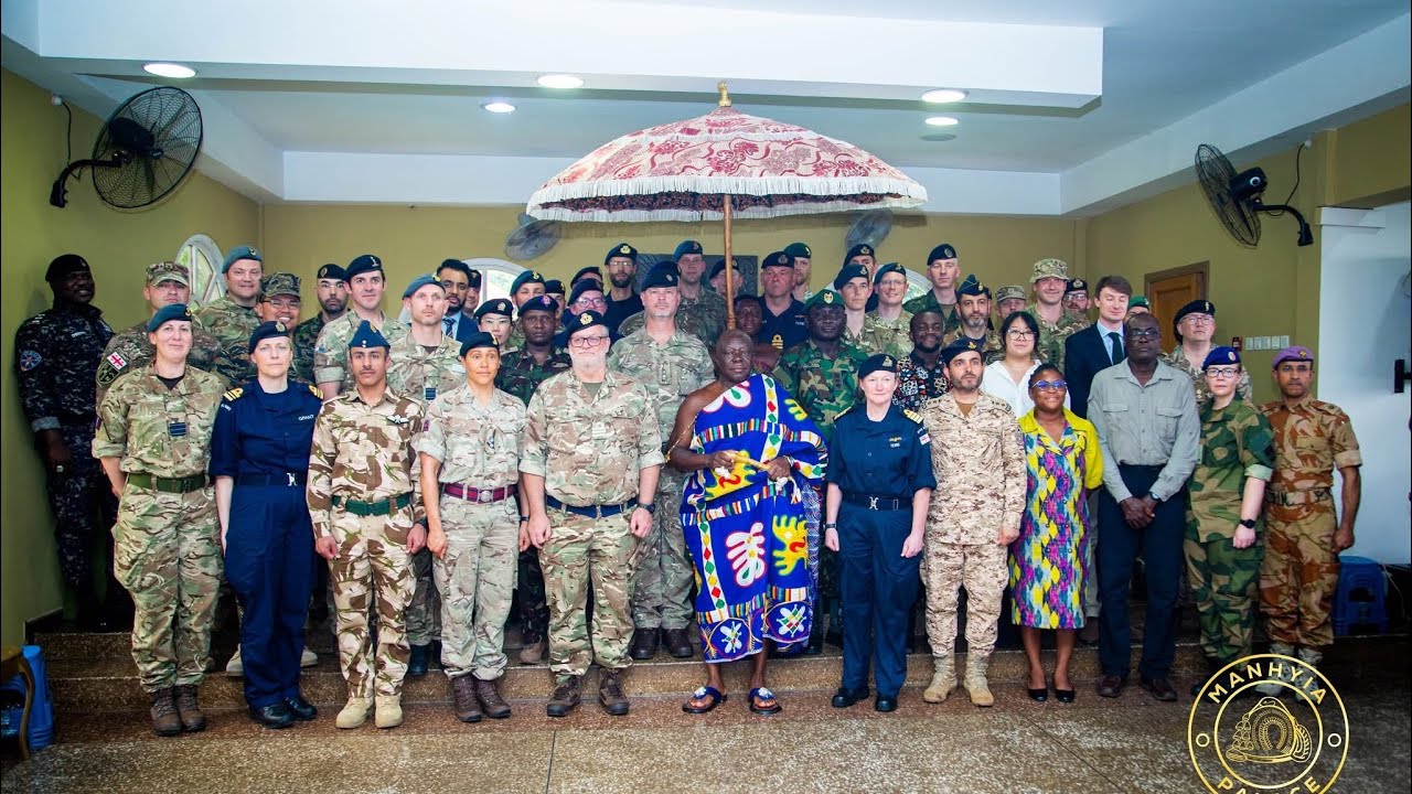 Asantehene receives UK Advanced Command and Staff College (ACSC) Course 28