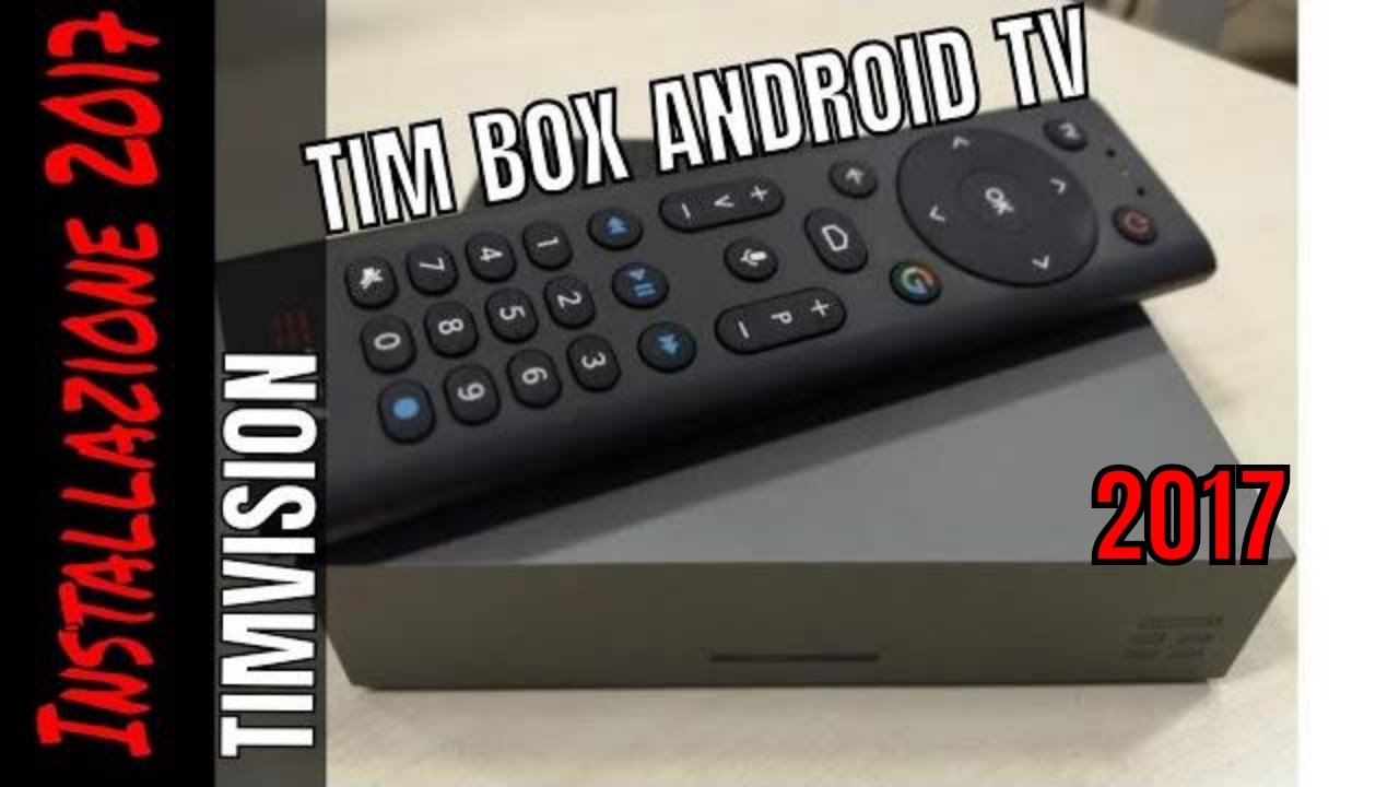 TIM installazione del Nuovo Decoder  Timvision  tv box android TV di TIM (TIM BOX 2017)