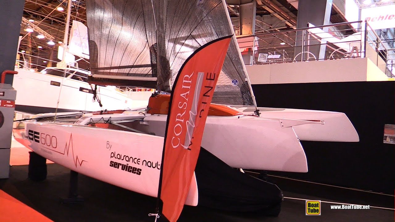 2016 Corsar Marine Pulse 600 Trimaran - Walkaround - 2015 Salon Nautique de Paris