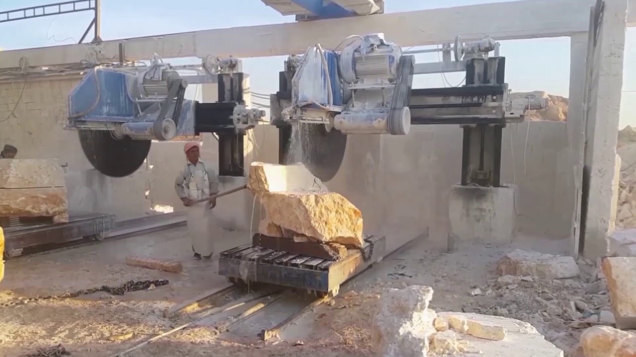 منشرة قص حجر سوري