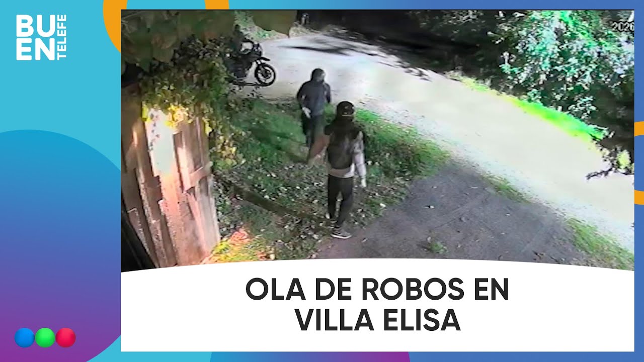 VILLA ELISA: vecinos DENUNCIAN DELINCUENTES que SACAN FOTOS y ROBAN #BuenTelefe