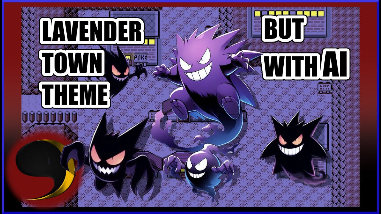 👻 Lavender Town (FR/LG) Theme  aber von KI 🤖erweitert! | Mond-Tunes | Pokémon