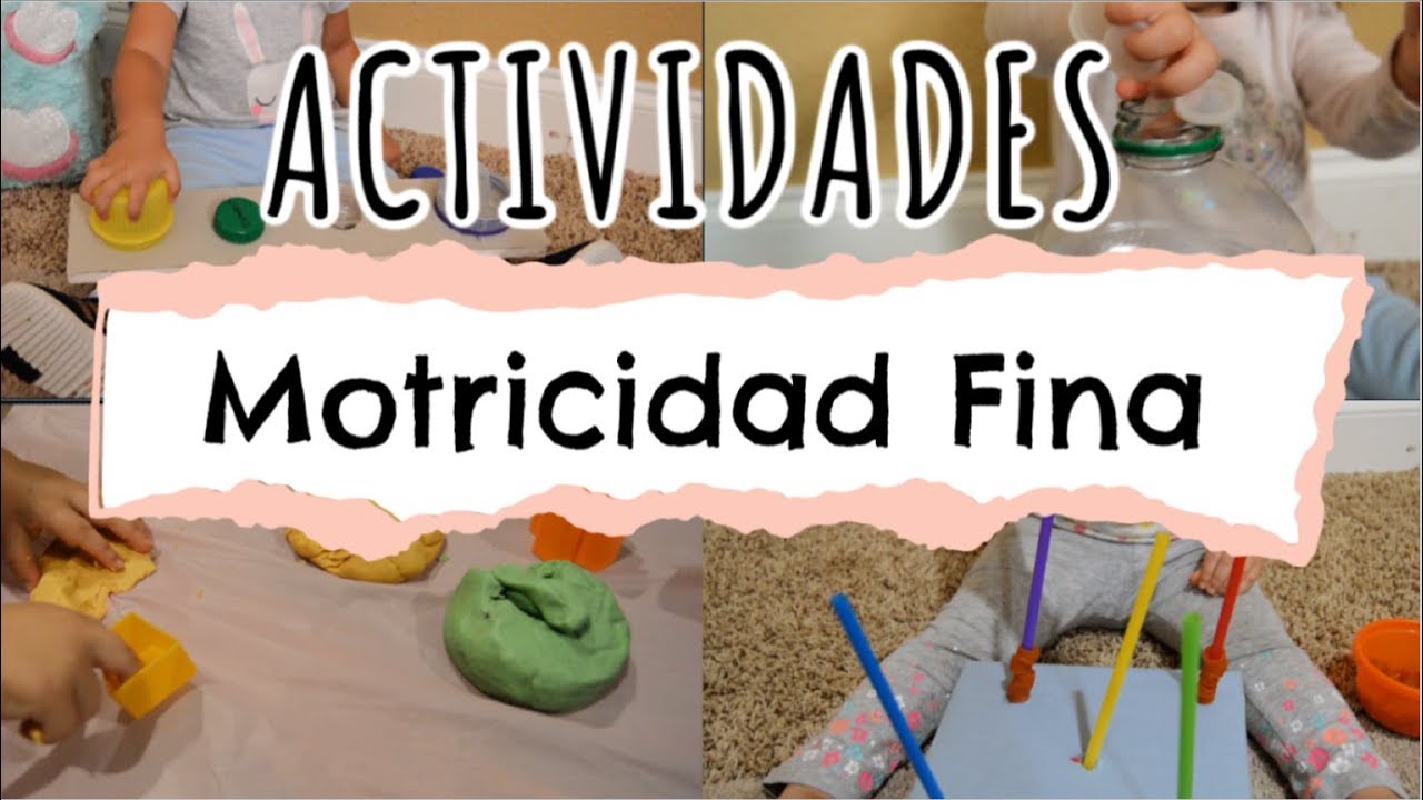 ACTIVIDADES para trabajar LA MOTRICIDAD FINA // PARA NIÑOS DE 1-2 AÑOS