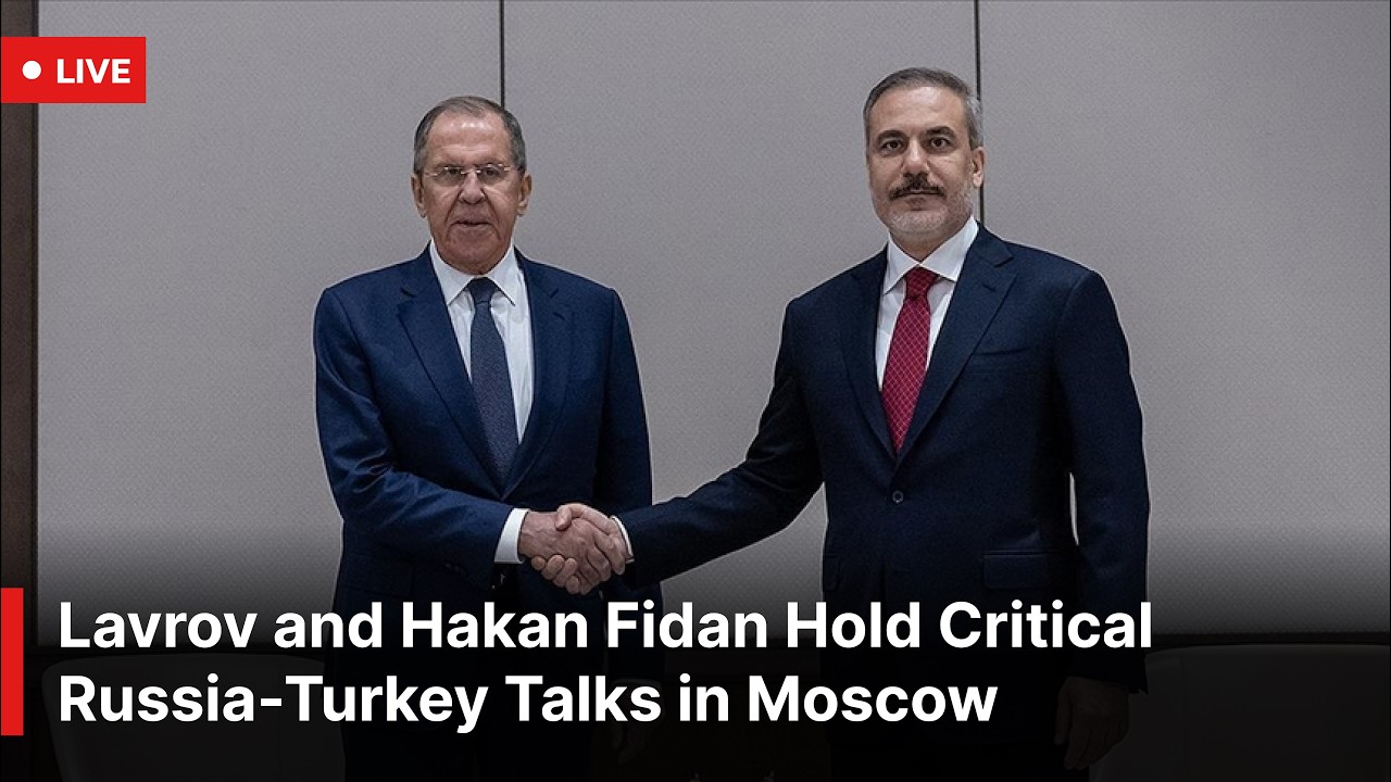 🔴LIVE: Russia and Turkey Hold Talks as Lavrov Hosts Fidan in Moscow | AC1W