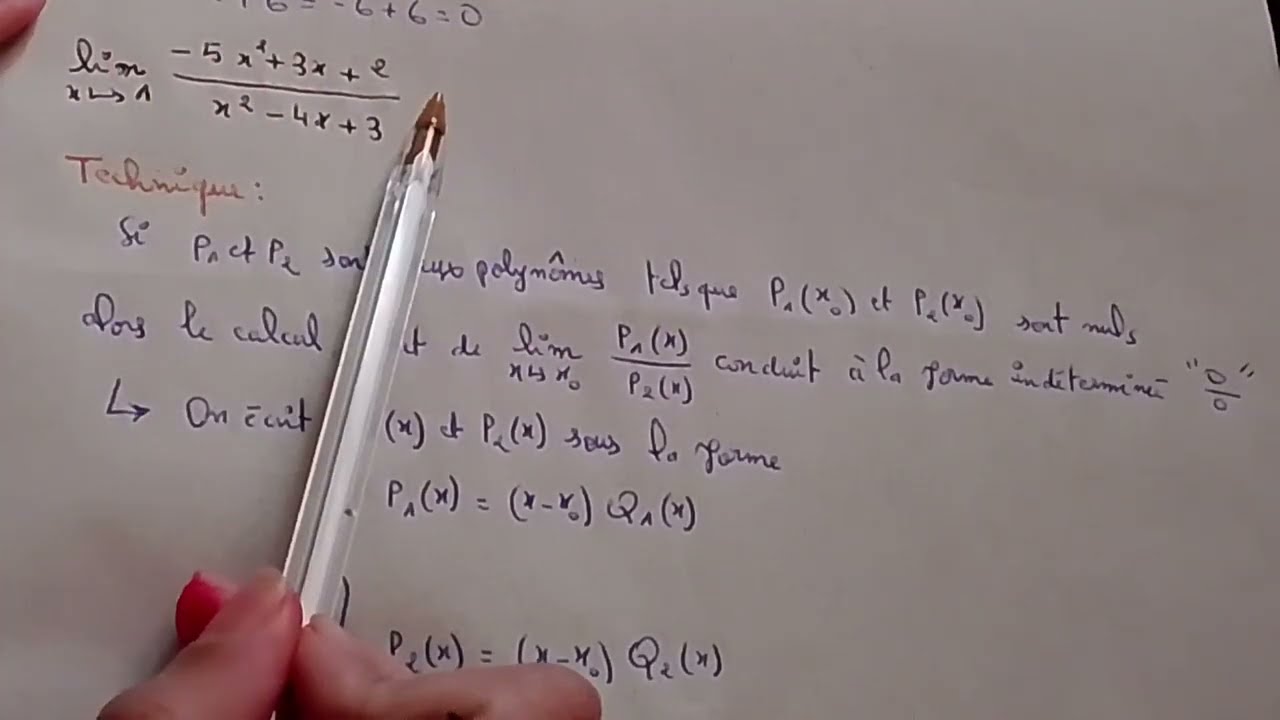 Exercice 02 sur les limites ( partie 2 ) important 🛑