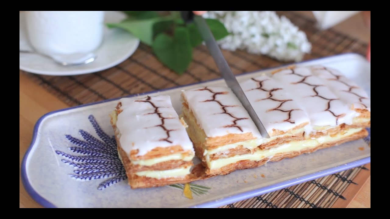 Mille Feuille - czyli ciasto francuskie z kremem - Allrecipes.pl