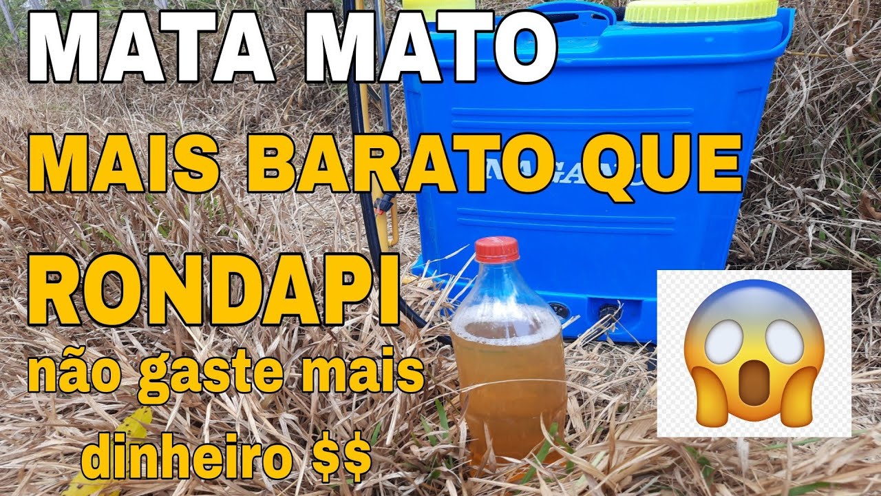 🛑 MATA MATO MAIS BARATO QUE ROUNDUP ( economize dinheiro) 😱😱😱