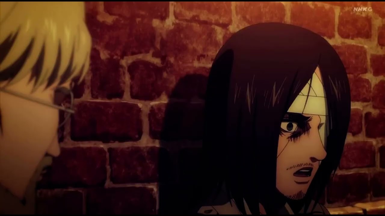 Eren hurts himself | Attack on Titan Episode 87